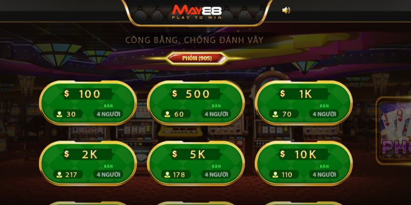 Game bài Phỏm tại May88